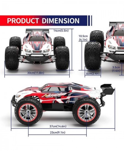 1:10 30+MPH 4WD Large Size RC Cars 2.4Ghz All Terrains Electric Toy Off Road RC Monster Truck Vehicle Car for Boys and Adults...