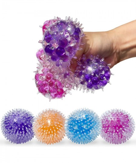 Stress Balls for Kids 4 Fidget Packs Squishies Sensory Balls Squishy Balls Stress Balls Fidget Toy Balls for Kids and Adults ...