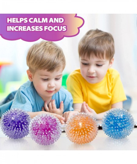 Stress Balls for Kids 4 Fidget Packs Squishies Sensory Balls Squishy Balls Stress Balls Fidget Toy Balls for Kids and Adults ...