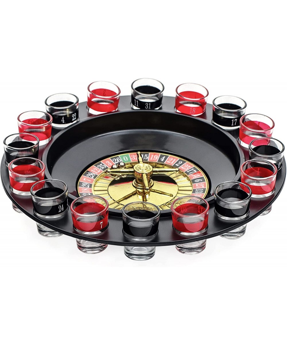 16pc Shot Roulette Game Set - Shot Spinning Drinking Game $34.75 - Casino Equipment