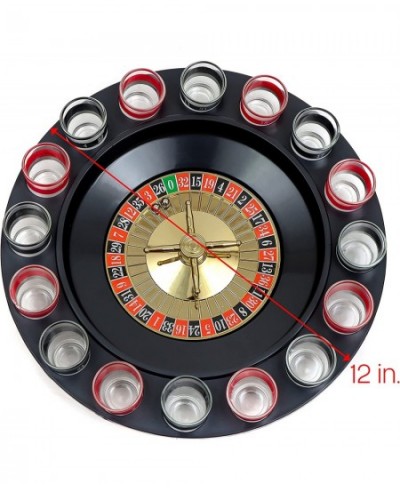 16pc Shot Roulette Game Set - Shot Spinning Drinking Game $34.75 - Casino Equipment