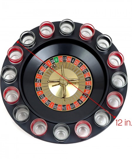 16pc Shot Roulette Game Set - Shot Spinning Drinking Game $34.75 - Casino Equipment