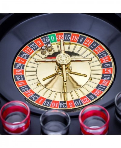 16pc Shot Roulette Game Set - Shot Spinning Drinking Game $34.75 - Casino Equipment