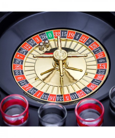 16pc Shot Roulette Game Set - Shot Spinning Drinking Game $34.75 - Casino Equipment