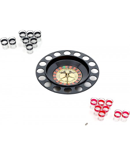 16pc Shot Roulette Game Set - Shot Spinning Drinking Game $34.75 - Casino Equipment