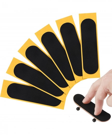 6 Pieces Fingerboard Foam Grip Tape Black Fingerboard Grip Tape Finger Skateboard Foam Tape Non Slip Finger Toy Skateboards T...