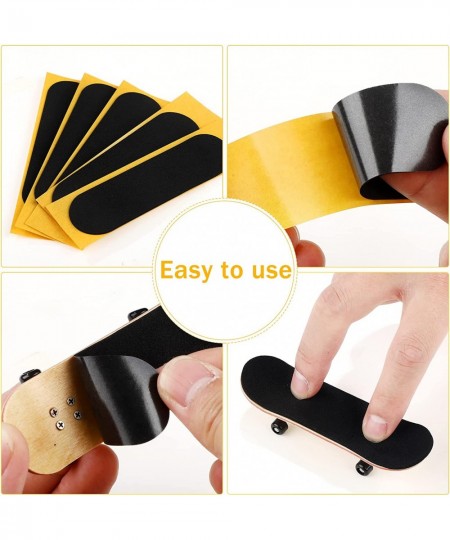 6 Pieces Fingerboard Foam Grip Tape Black Fingerboard Grip Tape Finger Skateboard Foam Tape Non Slip Finger Toy Skateboards T...