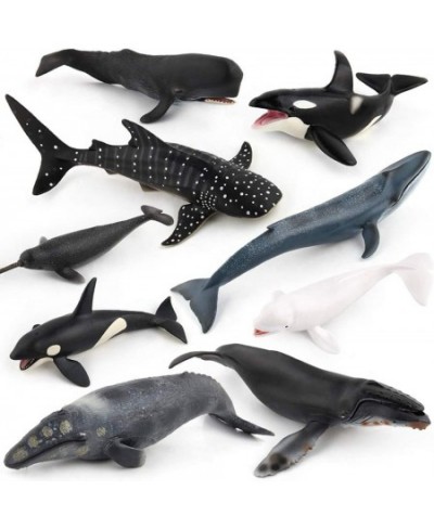 9 Pack Large Ocean Animal Toys Realistic Party Favor Sea Animal Figurines Educational School Project Marine Animal Figures fo...