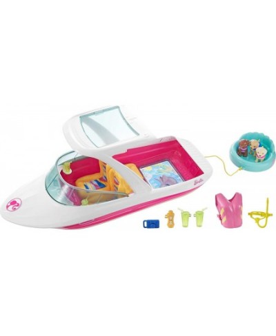 Dolphin Magic Ocean View Boat with "Glass Bottom " 3 Puppies Floating Raft and Accessories $76.80 - Doll Accessories