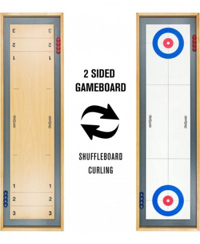 Shuffleboard and Curling 2 in 1 Board Games - Classic Tabletop or Giant Size - Choose Your Style $73.90 - Board Games