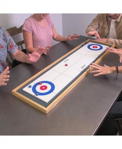 Shuffleboard and Curling 2 in 1 Board Games - Classic Tabletop or Giant Size - Choose Your Style $73.90 - Board Games