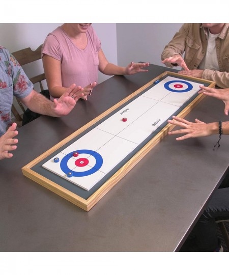 Shuffleboard and Curling 2 in 1 Board Games - Classic Tabletop or Giant Size - Choose Your Style $73.90 - Board Games