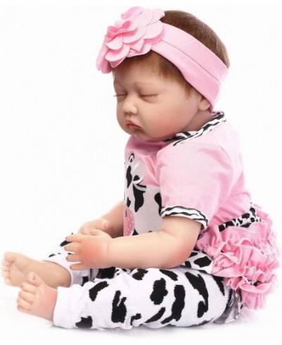 Reborn Baby Dolls Clothes Pink Dairy Cow Outfits for 20"- 23" Reborn Doll Girl Baby Clothing Baby Sets Reborn Dolls Matching ...