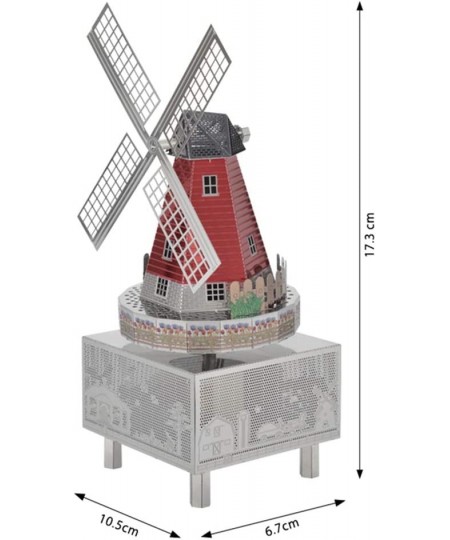 3D Metal Puzzle Windmill Music Box Metal Model Kits DIY 3D Puzzle for Adult Art Craft Home Decor Gifts Toys (Little Star) $46...