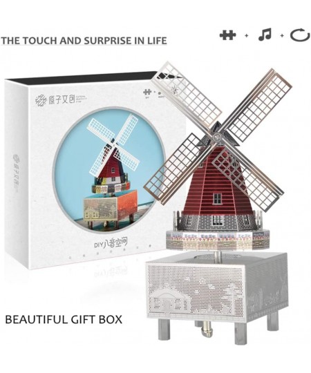 3D Metal Puzzle Windmill Music Box Metal Model Kits DIY 3D Puzzle for Adult Art Craft Home Decor Gifts Toys (Little Star) $46...