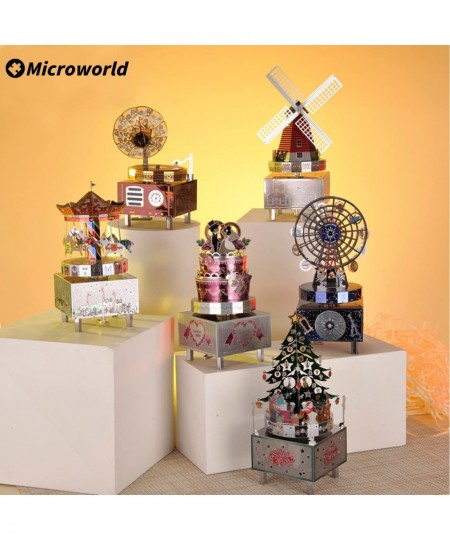 3D Metal Puzzle Windmill Music Box Metal Model Kits DIY 3D Puzzle for Adult Art Craft Home Decor Gifts Toys (Little Star) $46...