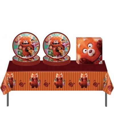 Red Panda Party Supplies Includes 20 Paper Plates - 20 Napkin - 1 Table Cloth Serves 20 Guest $23.68 - Kids' Party Tableware