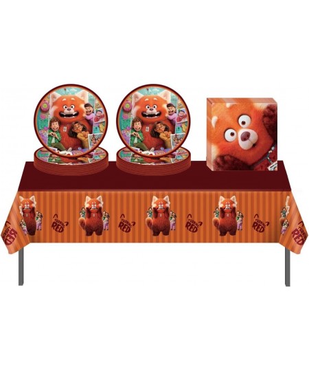 Red Panda Party Supplies Includes 20 Paper Plates - 20 Napkin - 1 Table Cloth Serves 20 Guest $23.68 - Kids' Party Tableware