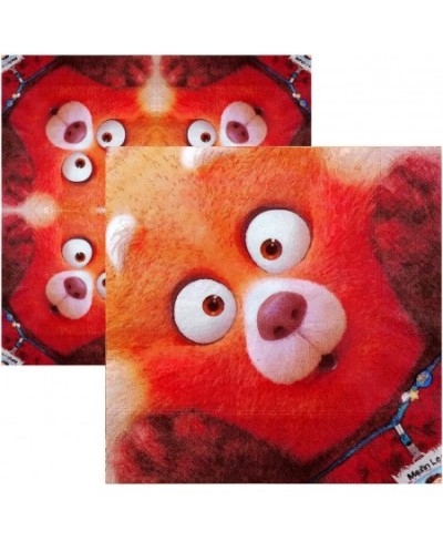 Red Panda Party Supplies Includes 20 Paper Plates - 20 Napkin - 1 Table Cloth Serves 20 Guest $23.68 - Kids' Party Tableware