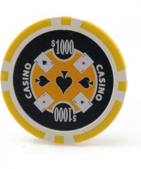 Casino Ace Chips in 11.5 Gram Weight - Pack of 50 (Choose Colors) $22.18 - Casino Equipment