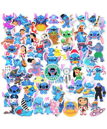 Stitch Caroon Stickers(115pcs) Waterproof Vinyl for Waterbottle Laptop Luggage Car Motorcycle Bicycle Fridge DIY Styling Viny...