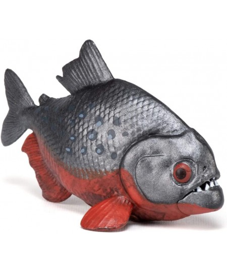 Hand-Painted - Figurine -Wild Animal Kingdom - Piranha -50253 -Collectible - for Children - Suitable for Boys and Girls- from...