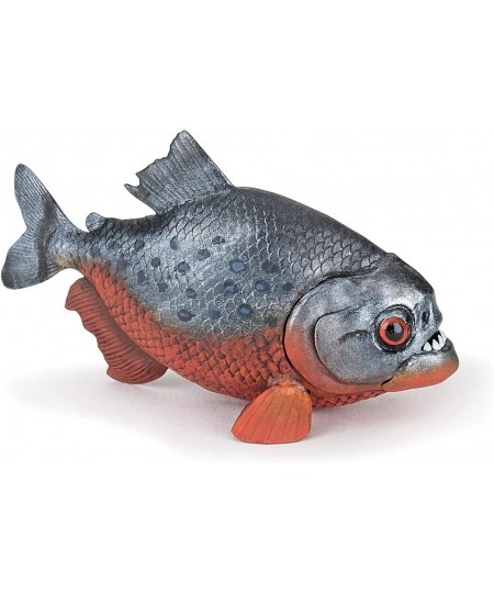 Hand-Painted - Figurine -Wild Animal Kingdom - Piranha -50253 -Collectible - for Children - Suitable for Boys and Girls- from...