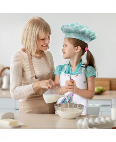 Kids Apron Set with Pocket Adjustable Strap Baby Toddler Bib Apron $18.27 - Toy Kitchen Products