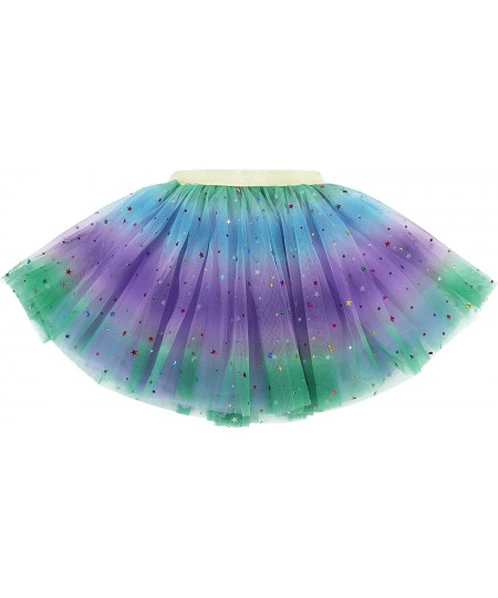 Zando Toddler Girls Sparkle Layered Tutu Skirt Ballet Dance Dress Sequin Tulle Skirt for Kids Halloween Brithday Outfit $17.2...