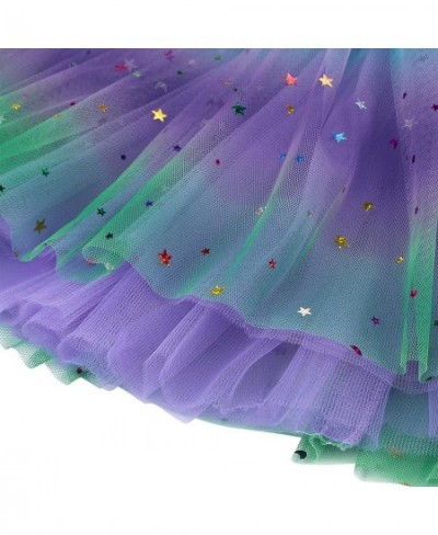 Zando Toddler Girls Sparkle Layered Tutu Skirt Ballet Dance Dress Sequin Tulle Skirt for Kids Halloween Brithday Outfit $17.2...