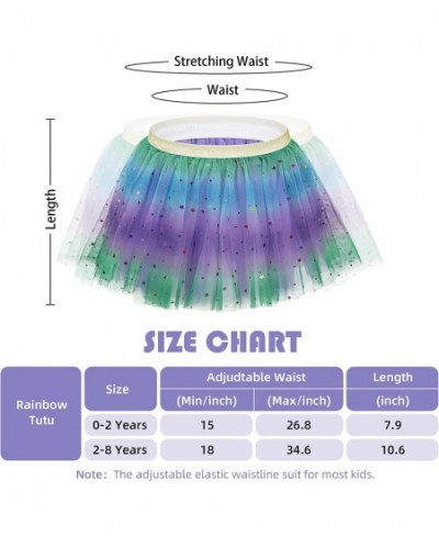 Zando Toddler Girls Sparkle Layered Tutu Skirt Ballet Dance Dress Sequin Tulle Skirt for Kids Halloween Brithday Outfit $17.2...