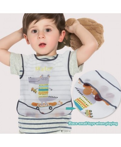 3 Pieces Kids Art Aprons Smocks for Painting Sleeveless Painting Aprons for boys Girls Long Section Waterproof baby Artist Ap...