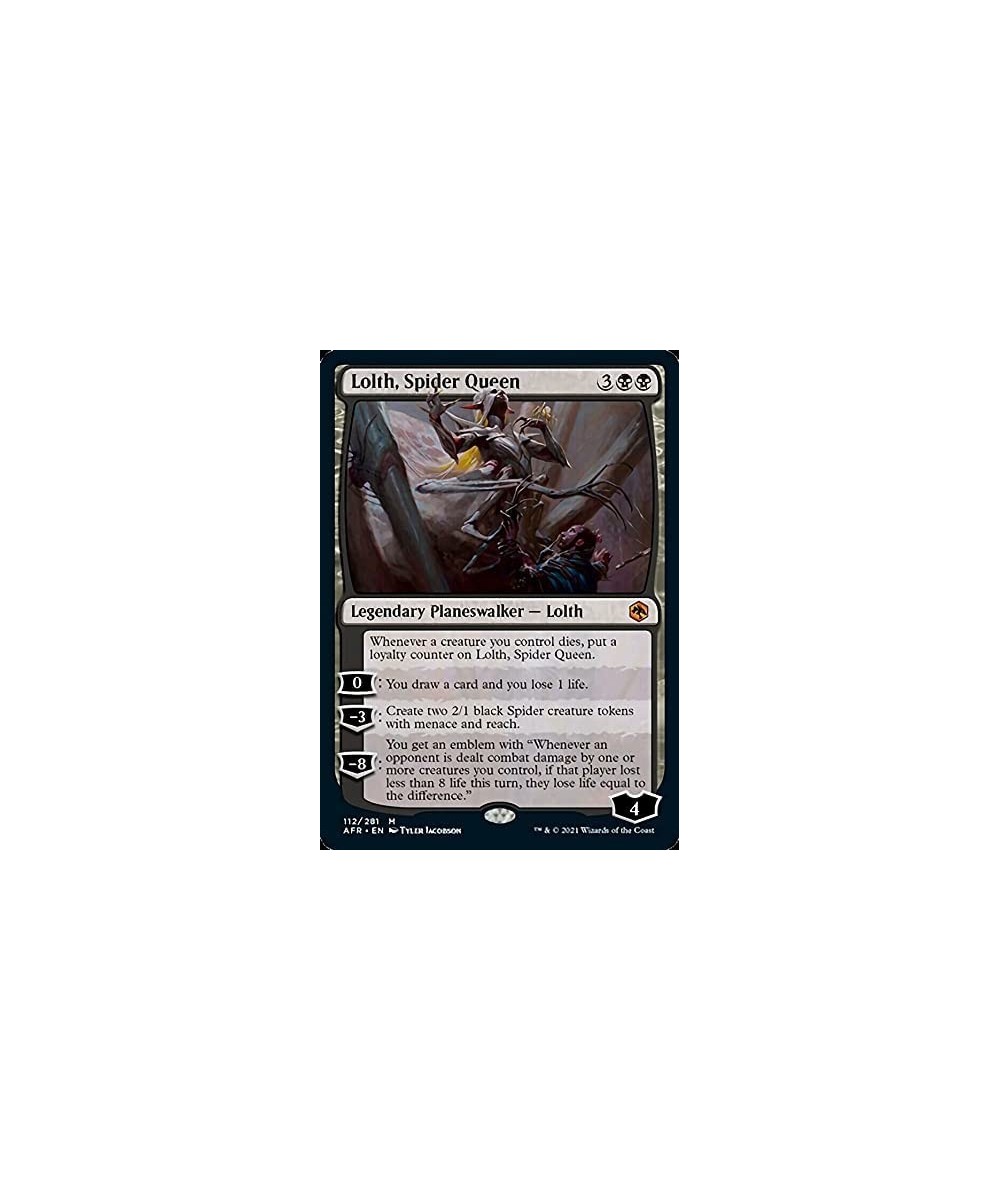 Magic: the Gathering - Lolth Spider Queen (112) - Adventures in The Forgotten Realms $15.38 - Trading Cards & Accessories