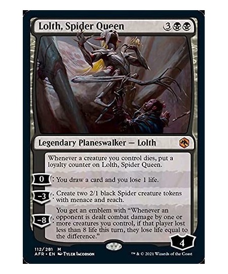 Magic: the Gathering - Lolth Spider Queen (112) - Adventures in The Forgotten Realms $15.38 - Trading Cards & Accessories