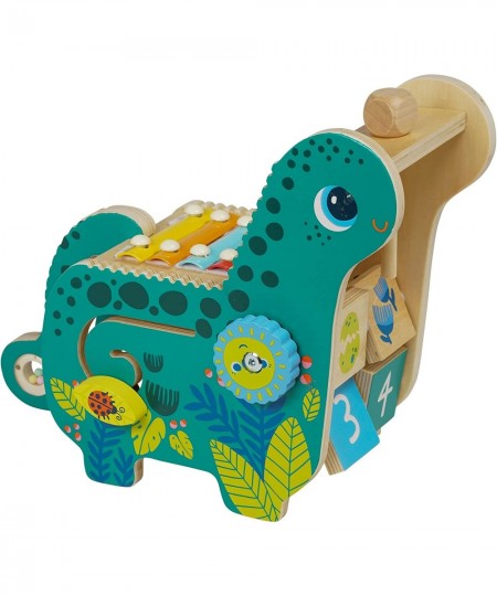 Wooden Dinosaur Toddler and Preschool Musical Instrument and Activity Toy with Xylophone Sawtooth Ridges and Solo Mallet $65....