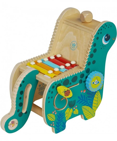 Wooden Dinosaur Toddler and Preschool Musical Instrument and Activity Toy with Xylophone Sawtooth Ridges and Solo Mallet $65....