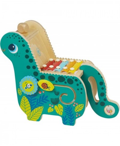 Wooden Dinosaur Toddler and Preschool Musical Instrument and Activity Toy with Xylophone Sawtooth Ridges and Solo Mallet $65....