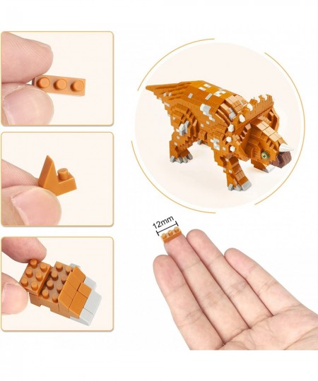 Dinosaur Building Blocks Animals Micro Mini Building Toy Bricks for Kids Adult(Triceratops 1145 Pieces) $32.90 - Toy Building...