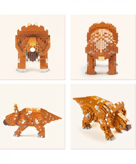 Dinosaur Building Blocks Animals Micro Mini Building Toy Bricks for Kids Adult(Triceratops 1145 Pieces) $32.90 - Toy Building...