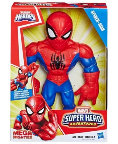 Marvel Super Hero Adventures Mega Mighties Spider-Man Collectible 10" Action Figure Toys for Kids Ages 3 & Up $32.32 - Action...