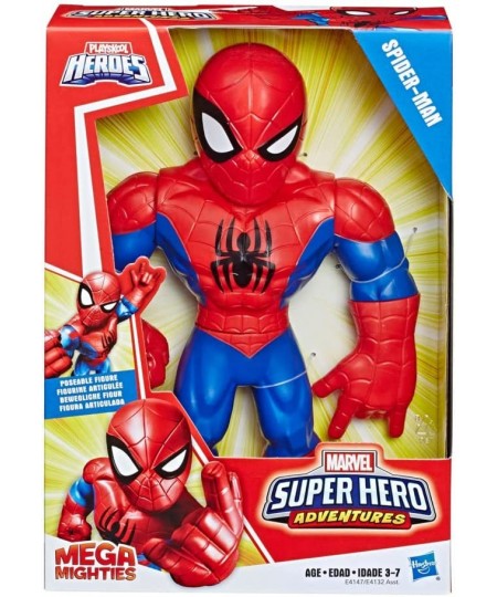 Marvel Super Hero Adventures Mega Mighties Spider-Man Collectible 10" Action Figure Toys for Kids Ages 3 & Up $32.32 - Action...