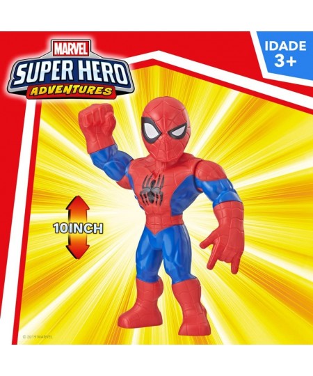 Marvel Super Hero Adventures Mega Mighties Spider-Man Collectible 10" Action Figure Toys for Kids Ages 3 & Up $32.32 - Action...