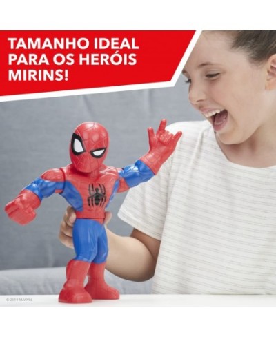 Marvel Super Hero Adventures Mega Mighties Spider-Man Collectible 10" Action Figure Toys for Kids Ages 3 & Up $32.32 - Action...