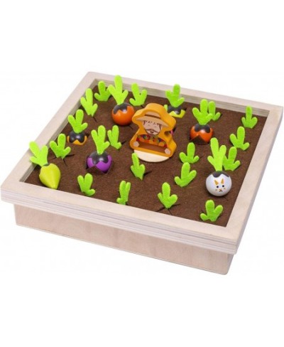 Montessori Toys - Carrot Harvest Planting Wooden Farm Toy Color Radish Memory Sorting Games for Developing Skill Educational ...