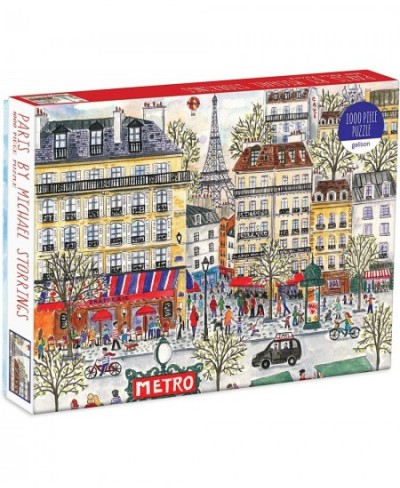 Michael Storrings Paris Puzzle 1 000 Pieces 20”x27” – Fun and Challenging – Piece Together a Charming Paris Scene Complete wi...