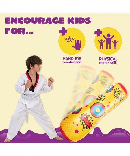 Inflatable Bopper 47 Inches Kids Punching Bag with Bounce-Back Action Inflatable Punching Bag for Kids $27.33 - Children's Ou...