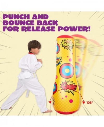 Inflatable Bopper 47 Inches Kids Punching Bag with Bounce-Back Action Inflatable Punching Bag for Kids $27.33 - Children's Ou...