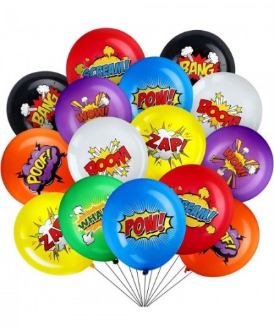 40 Pack Hero Balloons 12 Inches Hero Party Favors Hero Latex Balloons Party Supplies Super Pets Decorations For Kids Birthday...