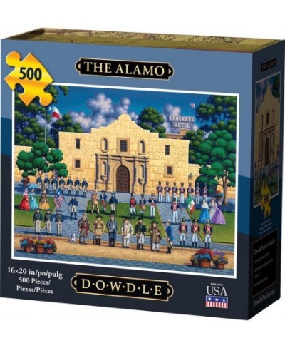 Dowdle Jigsaw Puzzle - The Alamo - 500 Piece $43.19 - Jigsaw Puzzles