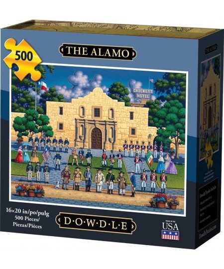 Dowdle Jigsaw Puzzle - The Alamo - 500 Piece $43.19 - Jigsaw Puzzles